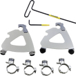 Load image into Gallery viewer, Memphis Shades Road Warrior Trigger-Lock Mounting Kit - Polished - XL MEK2064 - Main Product View