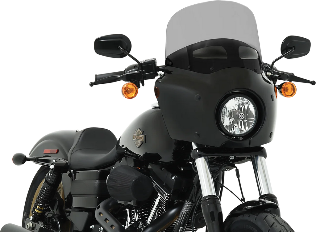 Memphis Shades Road Warrior Windshield - Vented - Black Smoke -11" MEP87412 - Main Product View