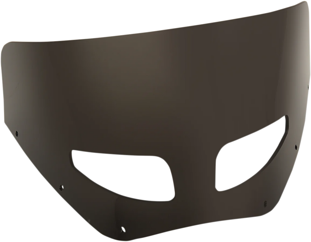 Memphis Shades Road Warrior Windshield - Vented - Dark Black Smoke - 9" MEP87310 - Main Product View
