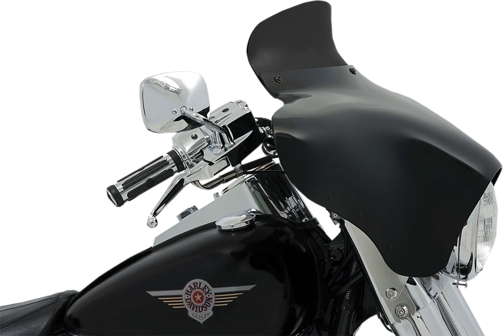 Memphis Shades Spoiler Shield - 3" - Smoke - '96-'13 FLH MEP87901 - Side View