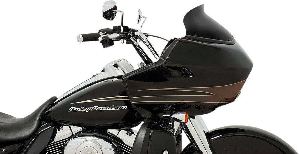 Memphis Shades Spoiler Windshield - 5-1/2" - Black - '98-'13 FLTR MEP85411 - Main Product View