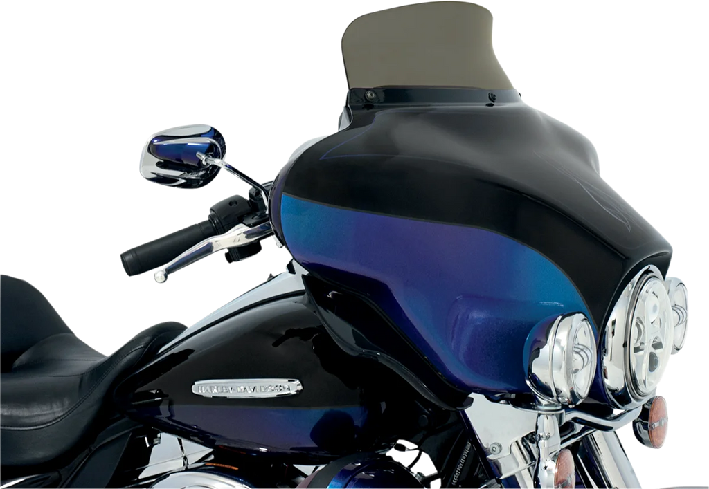 Memphis Shades Spoiler Windshield - 5" - Smoke - FLH MEP8571 - Main Product View