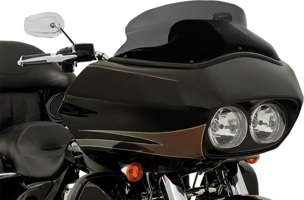 Memphis Shades Spoiler Windshield - 6-1/2" - Black - '98-'13 FLTR MEP85511 - Main Product View