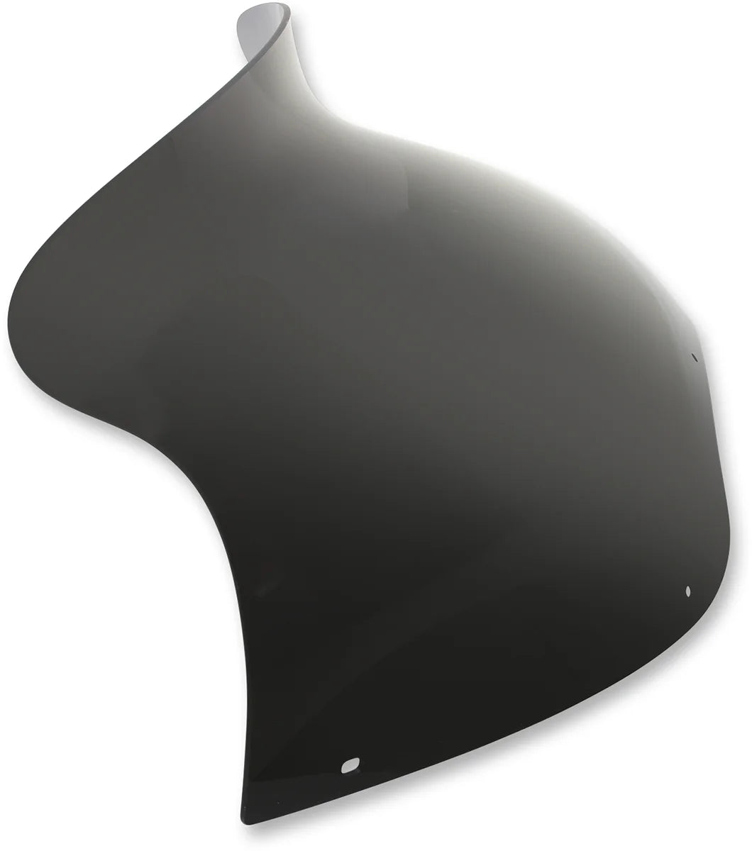 Memphis Shades Spoiler Windshield - 8-1/2" - Dark Smoke - '98-'13 FLTR MEP85610 - Side View