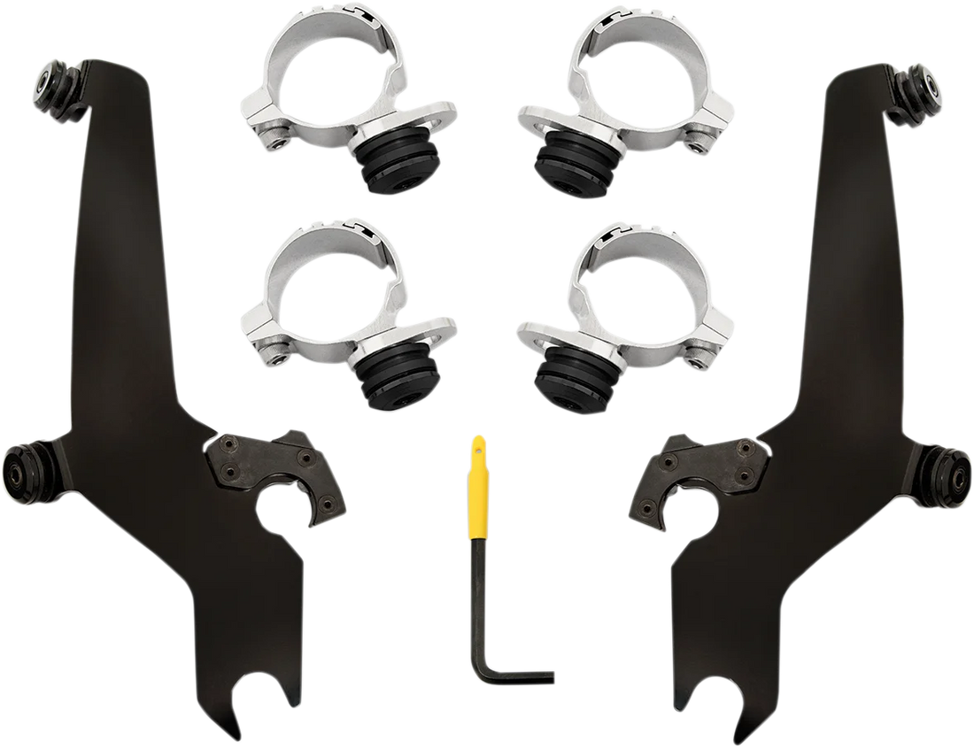Memphis Shades Sportshield Mounting Kit - Black - Chief MEB2073 - Side View