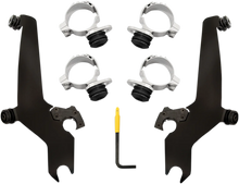 Load image into Gallery viewer, Memphis Shades Sportshield Mounting Kit - Black - Chief MEB2073 - Side View
