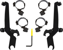 Load image into Gallery viewer, Memphis Shades Sportshield Mounting Kit - Black - Honda MEB2066 - Main Product View