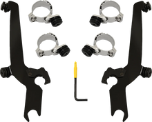 Load image into Gallery viewer, Memphis Shades Sportshield Mounting Kit - Black - Honda MEB2066 - Side View