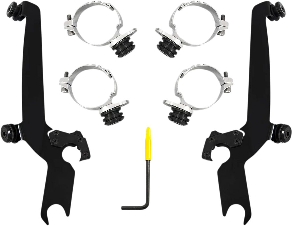 Memphis Shades Sportshield Trigger Lock Complete Mount Kit - Black - XL MEB2055 - Main Product View
