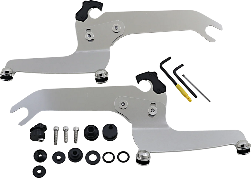 Memphis Shades Sportshield Trigger Lock Complete Mount Kit - Polished - FLSL MEK2052 - Main Product View