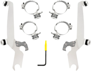 Memphis Shades Sportshield Trigger Lock Complete Mount Kit - Polished - XL MEK2055 - Main Product View