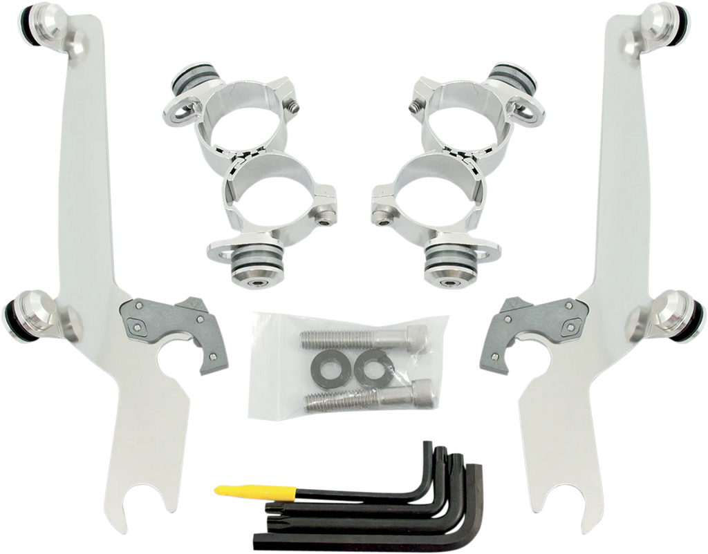 Memphis Shades Sportshield Trigger-Lock Mounting Kit - Black - XL883 MEB2000 - Side View