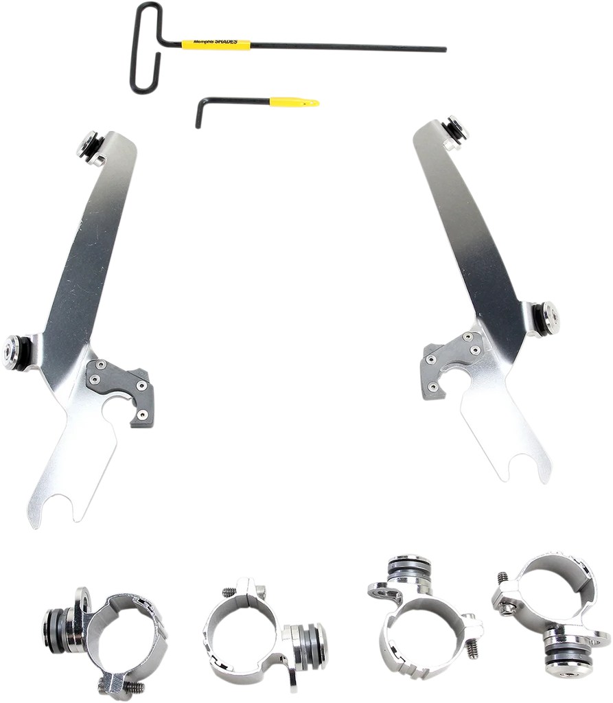 Memphis Shades Sportshield Trigger-Lock Mounting Kit - Polished - XL883 MEK2000 - Main Product View