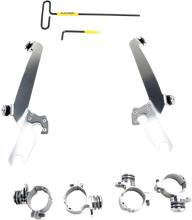Load image into Gallery viewer, Memphis Shades Sportshield Trigger-Lock Mounting Kit - Polished - XL883 MEK2000 - Main Product View