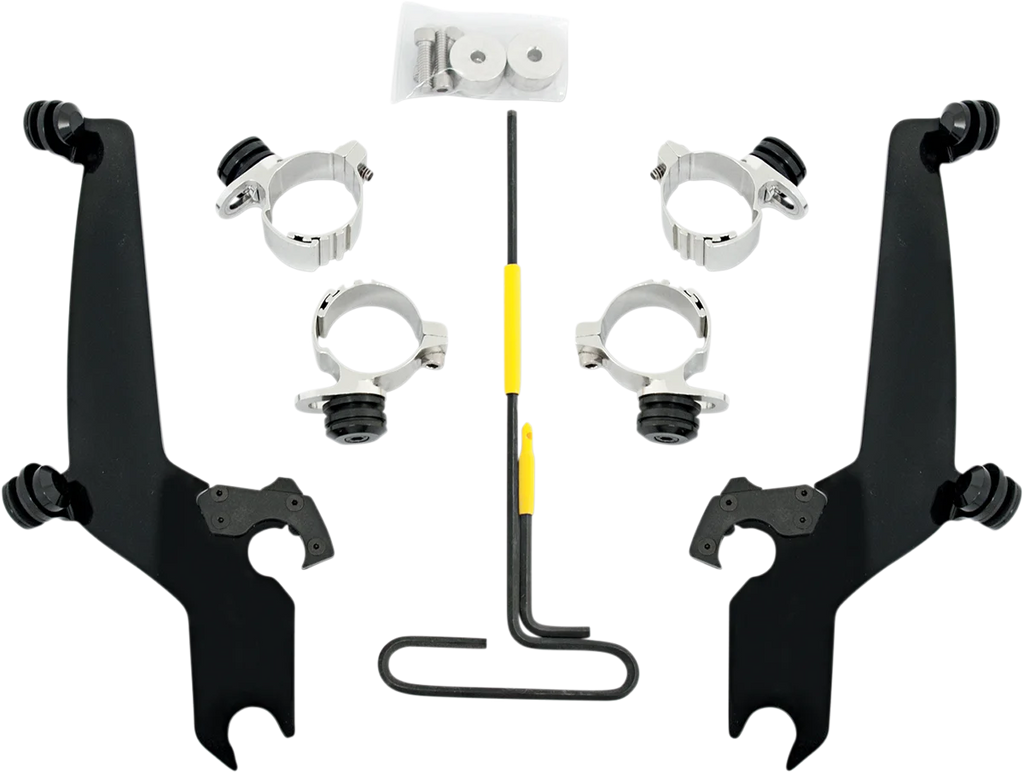 Memphis Shades Trigger Lock Sportshield Mounting Kit - Narrow - Black MEB8917 - Main Product View