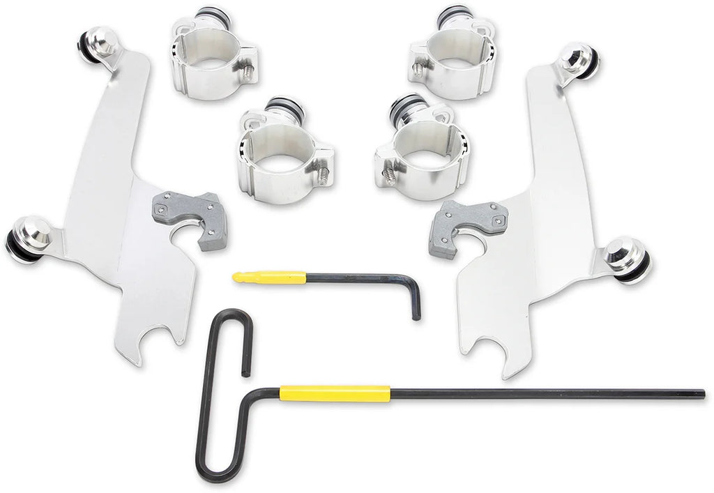 Memphis Shades Trigger Lock Sportshield Mounting Kit - Vegas - Polished MEK2020 - Main Product View