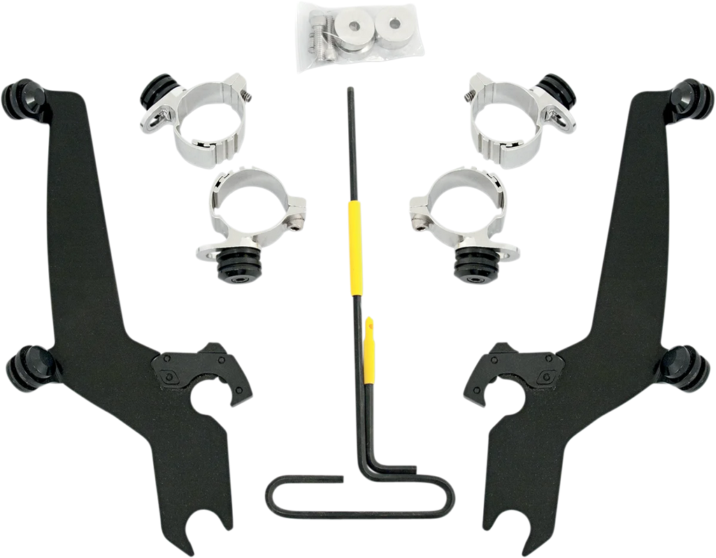 Memphis Shades Trigger Lock Sportshield Mounting Kit - Wide - Black MEB8916 - Main Product View