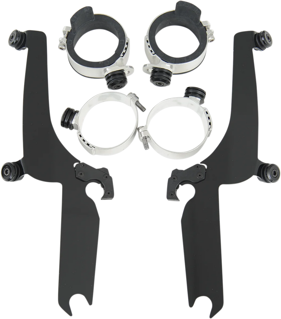 Memphis Shades Trigger Lock Sportshield Mounting Kit - XVS 650/1100 Classic - Black MEB8932 - Main Product View