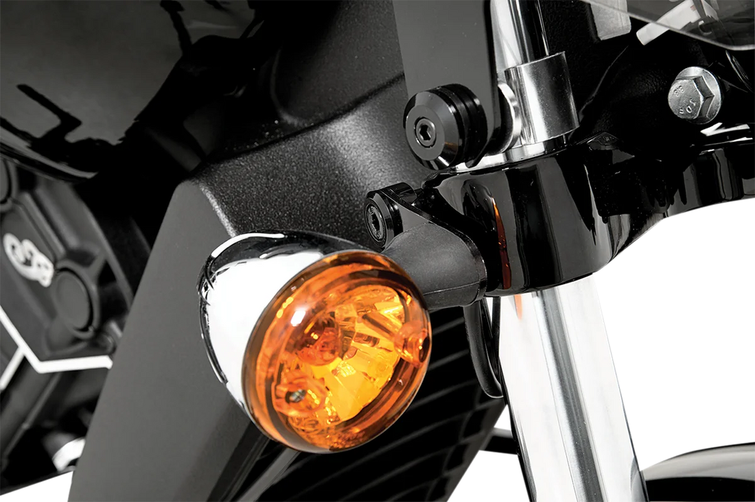 Memphis Shades Turn Signal Relocation Kit - Scout MEB9998 - Side View