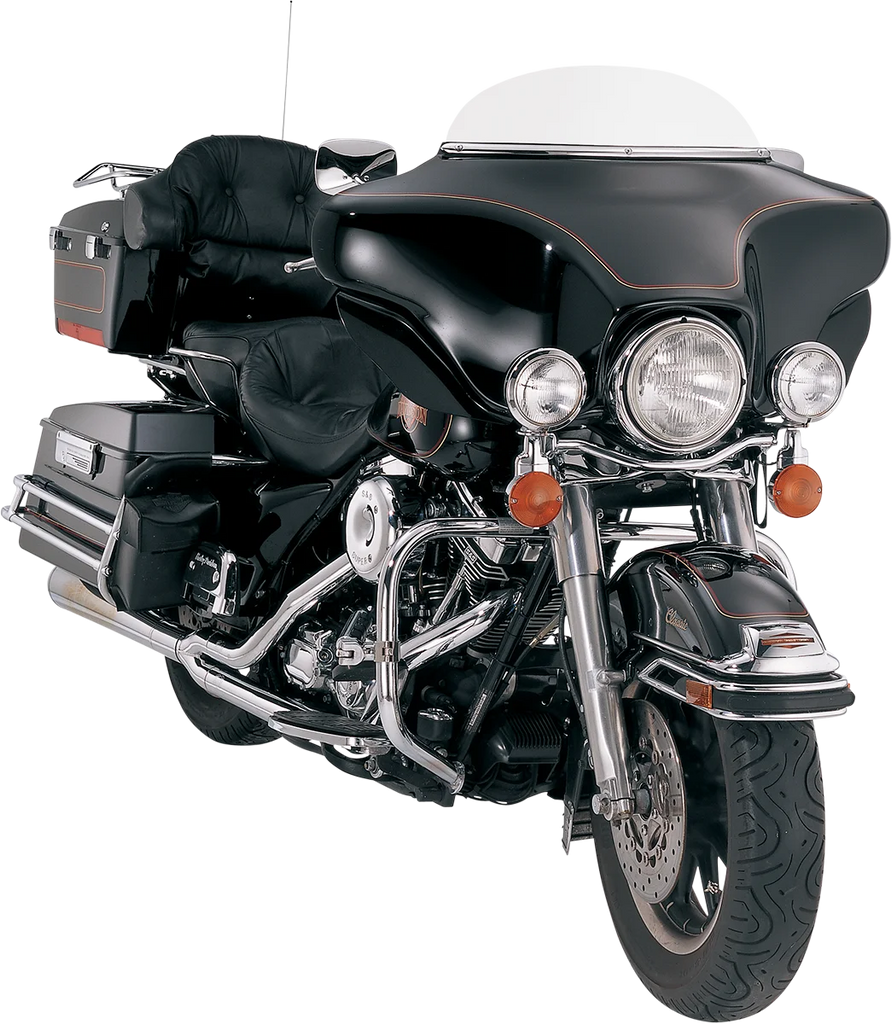 Memphis Shades Windshield - 5" - Solar '96-'13 FLHT MEP8109 - Side View
