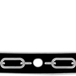 Load image into Gallery viewer, Memphis Shades Windshield Trim - Black - Chain - FLH '14+ MEB0973 - Main Product View