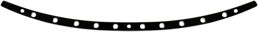 Memphis Shades Windshield Trim - Black - Holes - FLH '14+ MEB0976 - Main Product View