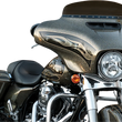 Load image into Gallery viewer, Memphis Shades Windshield Trim - Black - Holes - FLH '14+ MEB0976 - Side View