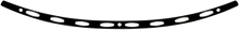 Load image into Gallery viewer, Memphis Shades Windshield Trim - Black - Oval - FLH '14+ MEB0975 - Main Product View
