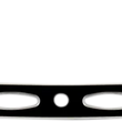 Load image into Gallery viewer, Memphis Shades Windshield Trim - Black - Oval - FLH '96-'13 MEB0946 - Main Product View