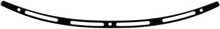 Load image into Gallery viewer, Memphis Shades Windshield Trim - Black - Slots - FLH '14+ MEB0974 - Main Product View