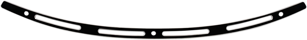 Memphis Shades Windshield Trim - Black - Slots - FLH '96-'13 MEB0945 - Main Product View