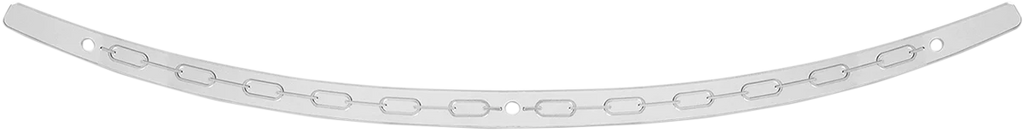 Memphis Shades Windshield Trim - Polished - Chain - FLH '14+ MEM0973 - Main Product View