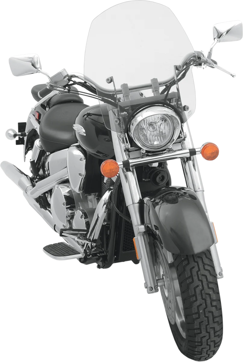 Memphis ShadesAlley Cat Windshield - 9" Headlight Cutout - SolarMEP5629 - Side View