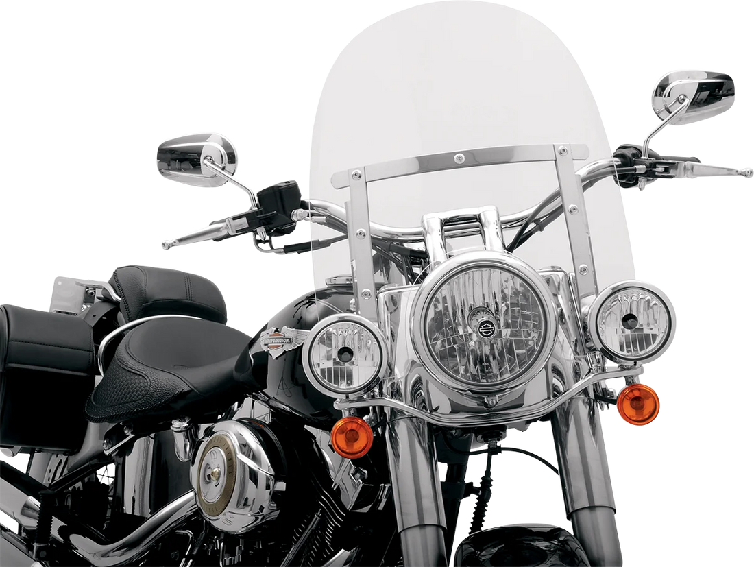 Memphis ShadesMemphis Slim Windshield - 15" - ClearMEM4110 - Side View