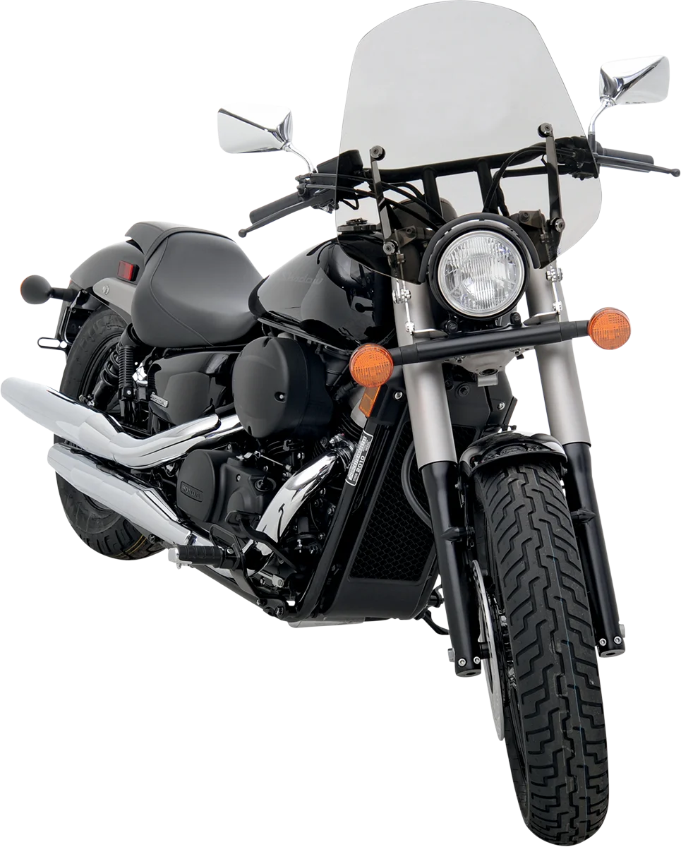 Memphis ShadesPop Top Windshield - 7" Headlight Cut Out - SolarMEP5519 - Side View
