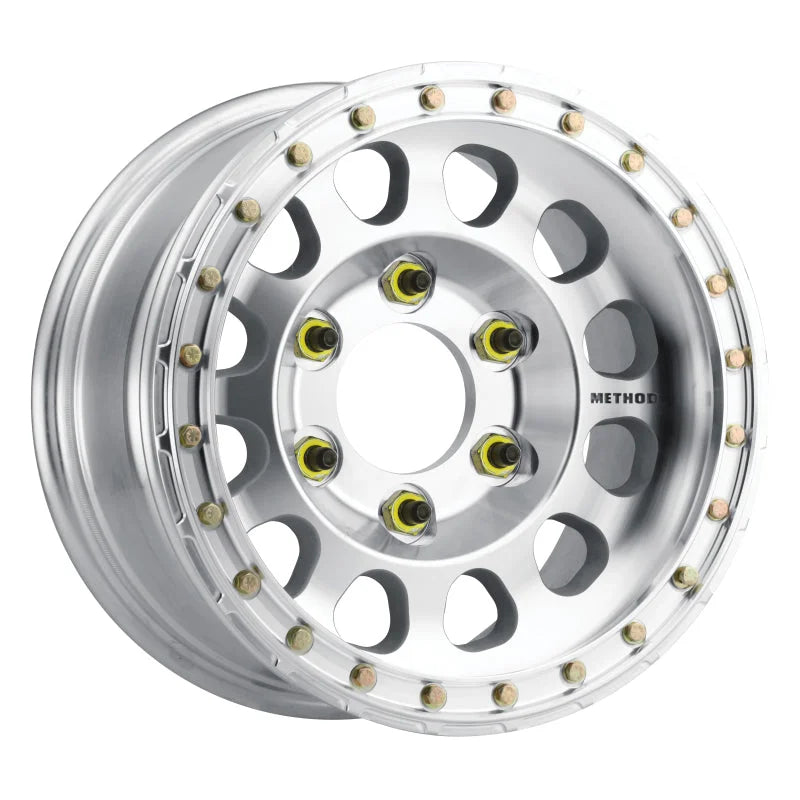 Method MR103 Beadlock 17x9 -12mm Offset 5x5.5 108mm CB Raw Machined w/BH-H24125 Wheel - Main Product View