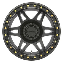 Load image into Gallery viewer, Method MR106 Beadlock 17x9 -44mm Offset 6x5.5 108mm CB Matte Black w/BH-H24125 Wheel - Side View