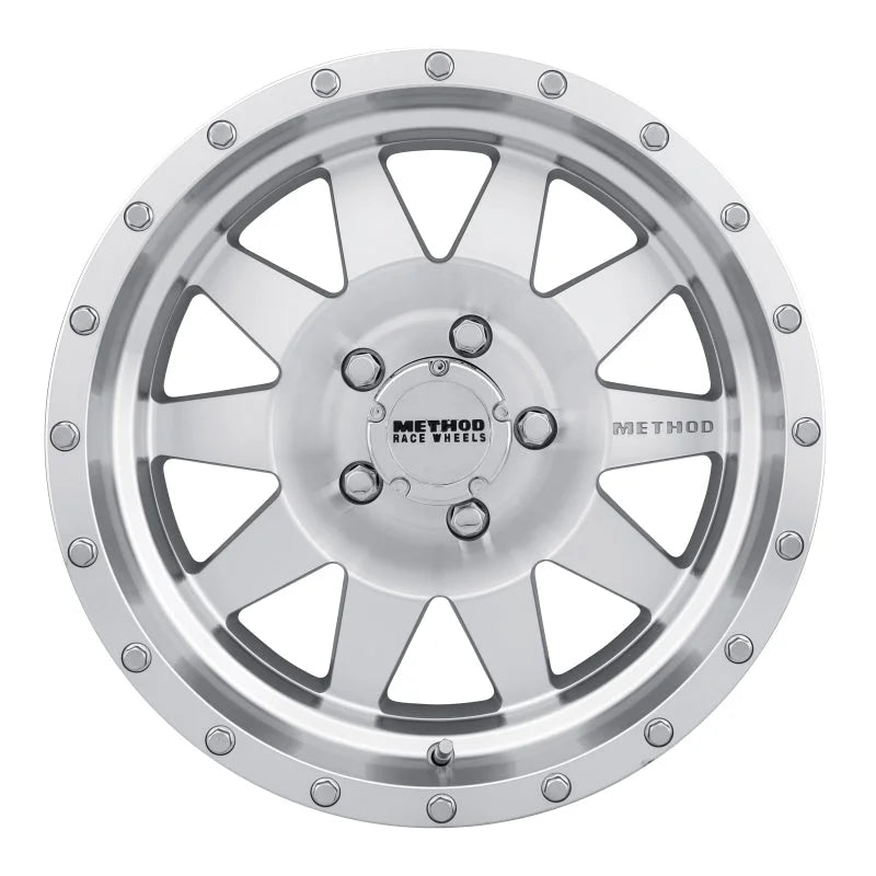 Method MR301 The Standard 16x8 0mm Offset 5x4.5 83mm CB Machined/Clear Coat Wheel - Side View