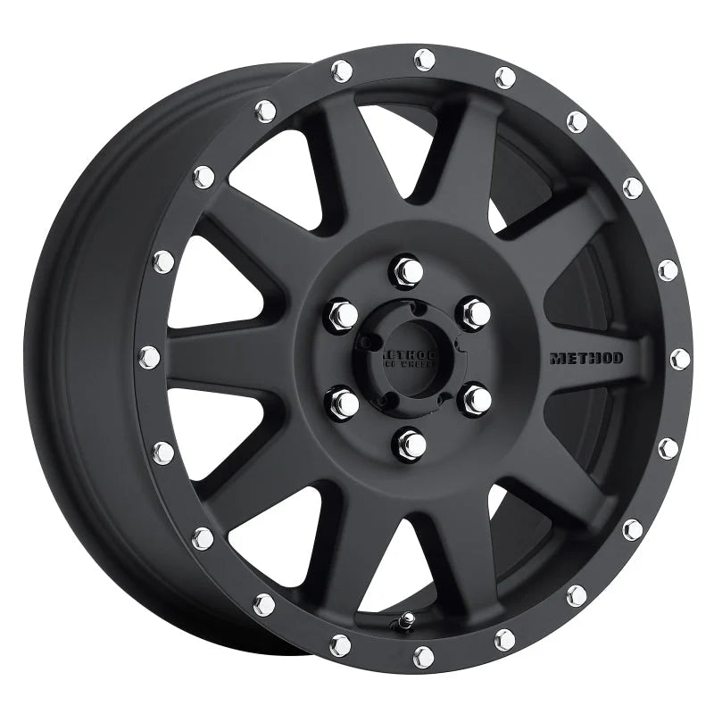 Method MR301 The Standard 17x7.5 +50mm Offset 6x130 84.1mm CB Matte Black Wheel