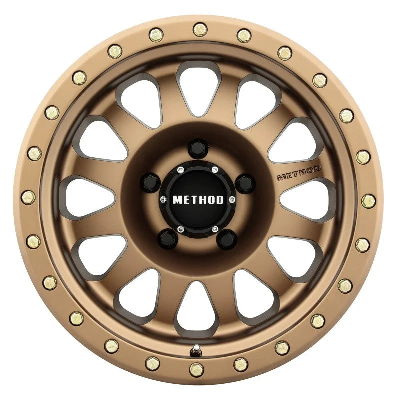 Method MR304 Double Standard 15x8 -24mm Offset 5x4.5 83mm CB Method Bronze Wheel - Side View