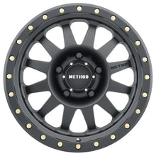 Load image into Gallery viewer, Method MR304 Double Standard 15x8 -24mm Offset 5x5.5 108mm CB Matte Black Wheel - Side View