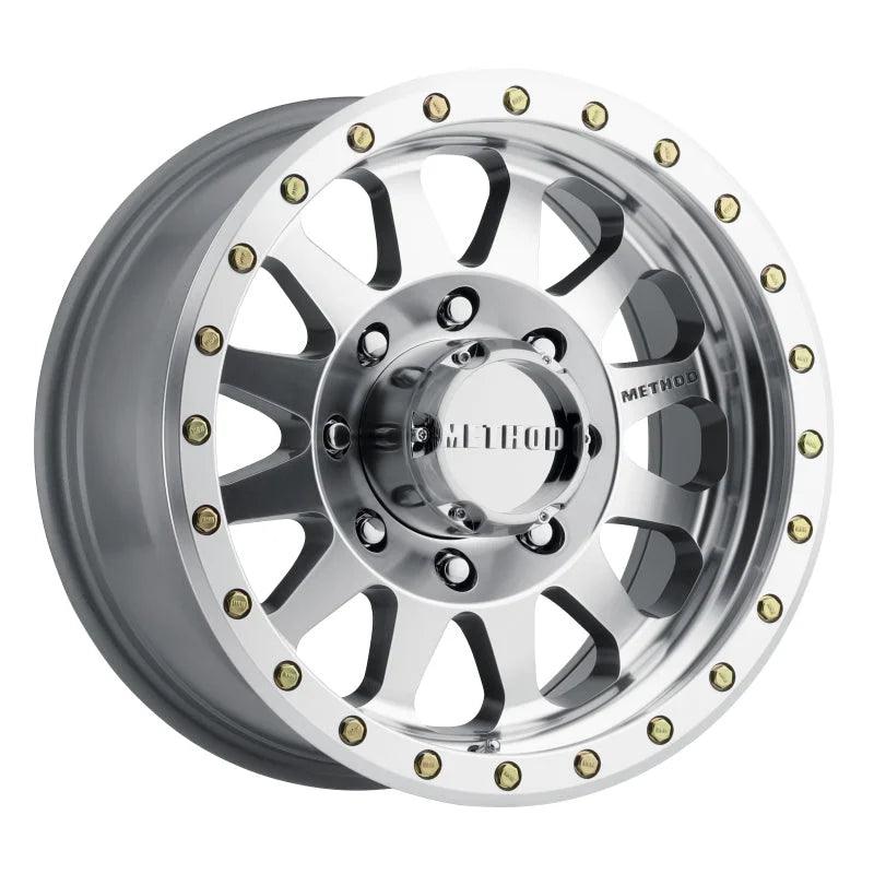 Method MR304 Double Standard 17x8.5 0mm Offset 8x170 130.81mm CB Machined/Clear Coat Wheel - Main Product View
