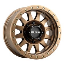 Load image into Gallery viewer, Method MR304 Double Standard 17x8.5 0mm Offset 8x6.5 130.81mm CB Method Bronze Wheel - Main Product View