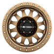 Load image into Gallery viewer, Method MR304 Double Standard 17x8.5 0mm Offset 8x6.5 130.81mm CB Method Bronze Wheel - Side View