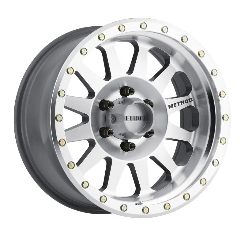 Method MR304 Double Standard 18x9 -12mm Offset 6x5.5 108mm CB Machined/Clear Coat Wheel - Main Product View