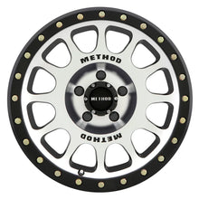 Load image into Gallery viewer, Method MR305 NV 17x8.5 0mm Offset 5x150 116.5mm CB Machined/Black Street Loc Wheel - Side View