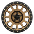 Load image into Gallery viewer, Method MR305 NV 17x8.5 0mm Offset 5x150 116.5mm CB Method Bronze/Black Street Loc Wheel - Side View