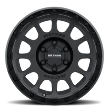 Load image into Gallery viewer, Method MR305 NV 17x8.5 0mm Offset 5x150 116.5mm CB Matte-Gloss Black Wheel - Side View