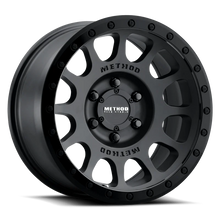 Load image into Gallery viewer, Method MR305 NV 17x8.5 0mm Offset 5x150 116.5mm CB Matte-Gloss Black Wheel - Detail View