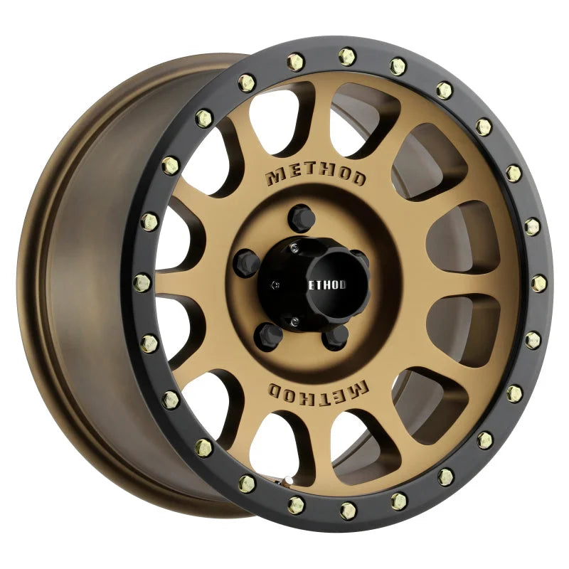Method MR305 NV 17x8.5 0mm Offset 5x5 94mm CB Method Bronze/Black Street Loc Wheel - Main Product View